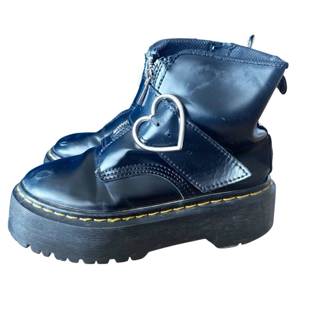 Dr. Martens x Lazy Oaf‎ Devon Heart Platform Boot Size 8-8.5 READ